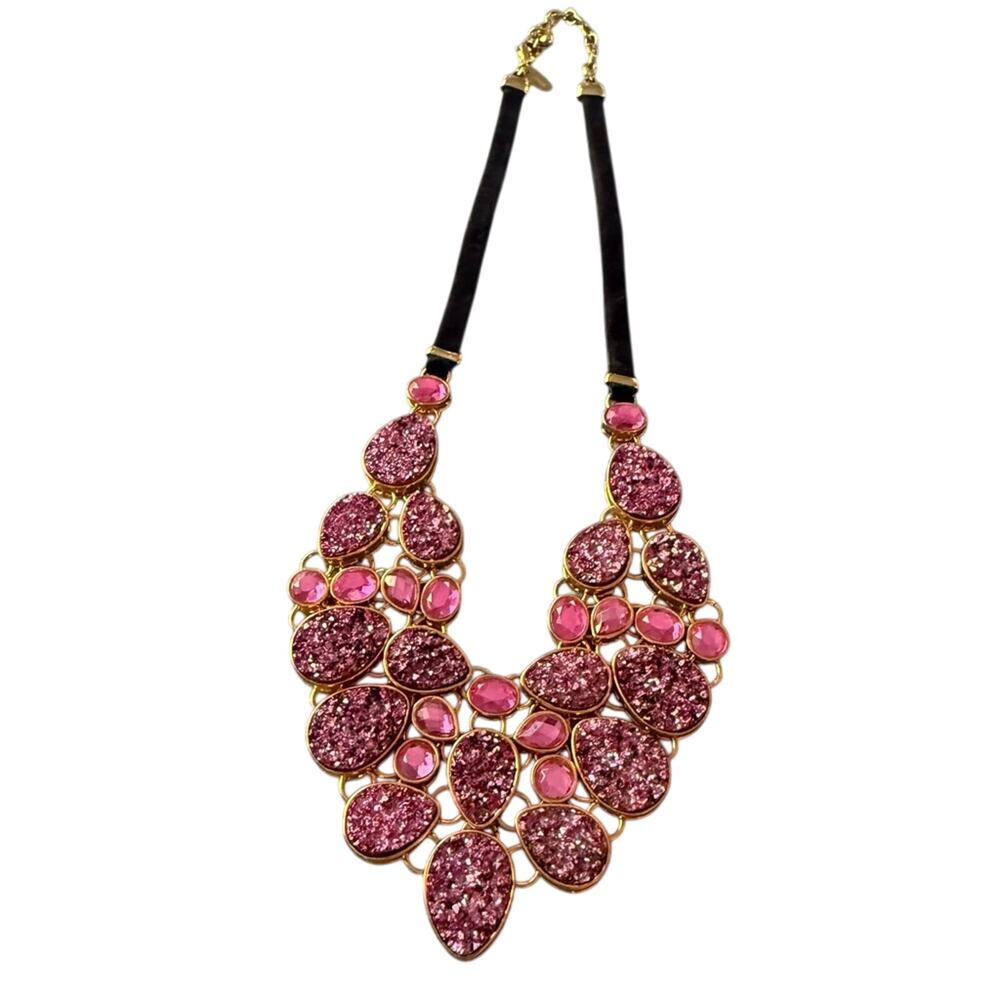 Joan Rivers Hot Pink Statement Necklace
